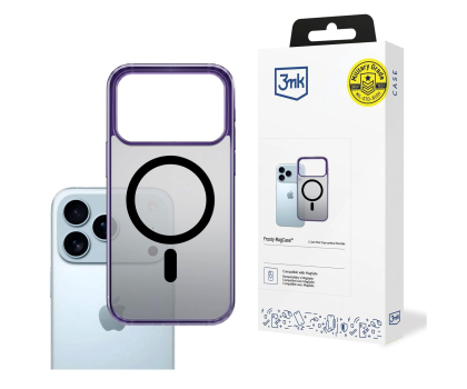 Etui / obudowa na smartfona 3mk Frosty MagCase Purple do iPhone 18 Pro / 17 Pro
